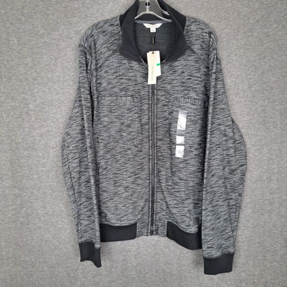 Calvin Klein Other - Calvin Klein Men's Med Grey Heathered Full Zip‎ Hoodie Large NWT